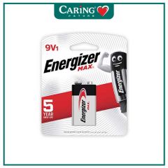 ENERGIZER MAX ALKALINE 9V BATTERY 1S