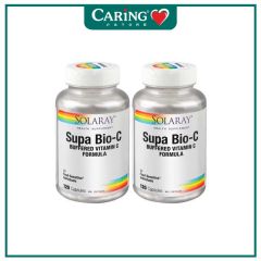 SOLARAY SUPA BIO-C 500MG 120S X 2