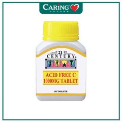 21ST CENTURY ACID FREE C 1000MG TABLET 50S