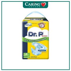 DR P BASIC ADULT DIAPER 8S - L SIZE