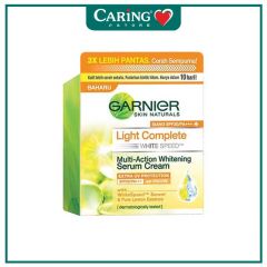 GARNIER LIGHT COMPLETE WHITE SPEED MULTI-ACTION WHITENING SERUM CREAM SPF20 50ML