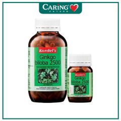 KORDELS GINKGO BILOBA 2500MG VEGETABLE CAPSULE 120S + 30S