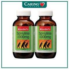 KORDELS SPIRULINA 1000MG TABLET 120S X 2