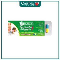 HURIXS TOOTHACHE & HEADACHE CAPSULE 6S