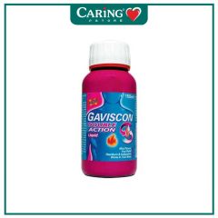 GAVISCON DOUBLE ACTION LIQUID ANTACID 150ML