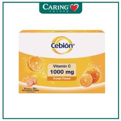 CEBION EFFERVESCENT VITAMIN C 1000MG 10SX4