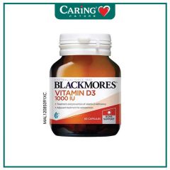 BLACKMORES VITAMIN D3 1000IU CAPSULE 60S