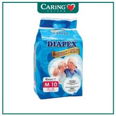 DIAPEX ADULT DIAPER BASIC 10S - M SIZE