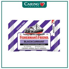 FISHERMANS FRIEND SUGARFREE BLACKCURRANT 25G