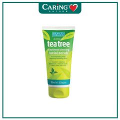 BEAUTY FORMULAS TEA TREE BLACKHEAD CLEARING FACIAL SCRUB 150ML