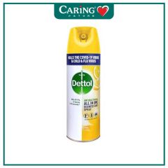 DETTOL DISINFECTANT SPRAY LEMON 450ML