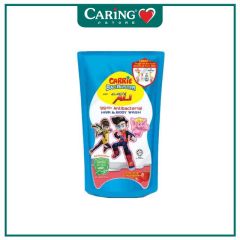 CARRIE JUNIOR BACBUSTER ANTIBACTERIAL HAIR & BODY WASH SMASHING STRAWBERRY REFILL POUCH 600G