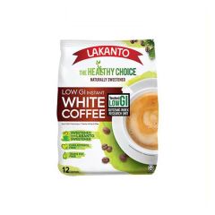 LAKANTO LOW GI INSTANT WHITE COFFEE 32G X 12S