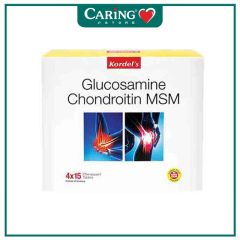 KORDEL'S GLUCOSAMINE CHONDROITIN MSM EFFERVESCENT 4X15S