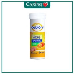 CEBION VITAMIN C 1000MG + CALCIUM ORANGE EFFERVESCENT TABLET 10S