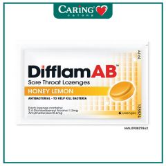 DIFFLAM AB LOZENGES HONEY LEMON 6S