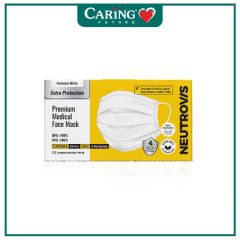 NEUTROVIS 4PLY MASK PREMIUM WHITE 50S