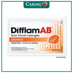 DIFFLAM AB LOZENGES ORANGE 6S