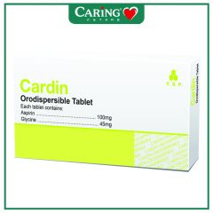 YSP CARDIN ORODISPERSIBLE TABLET 30S