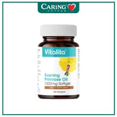 VITALITA EVENING PRIMROSE OIL 1000MG SOFTGEL 120S