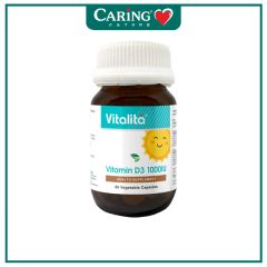 VITALITA VITAMIN D3 1000IU VEG CAP 60S